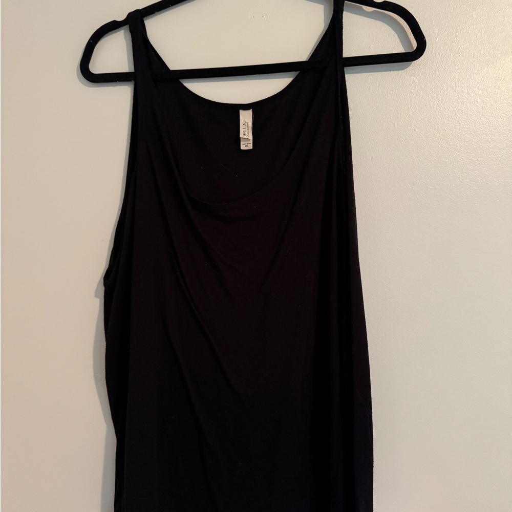 Bella Canvas Black Sleeveless Top